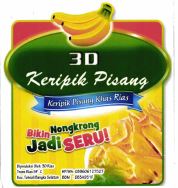 Trademark 3D Keripik Pisang khas Rias