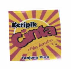 Trademark keripik cinta mas hendro