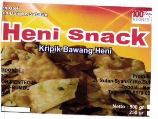 Trademark Heni Snack Kripik Bawang Heni