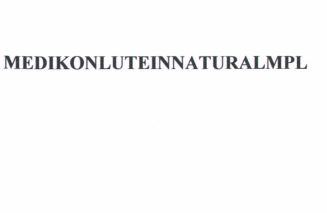 Trademark MEDIKONLUTEINNATURALMPL