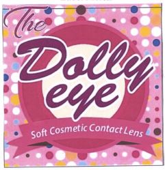 Trademark THE DOLLY EYE SOFT COSMETIC CONTACT LENS + LOGO