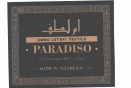Trademark Ummu Luthfi Textile PARADISO + Logo