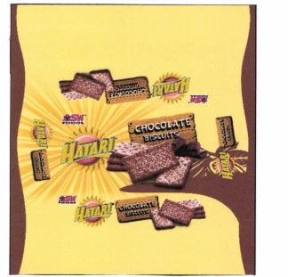 Trademark HATARI CHOCOLATE BISCUITS + Lukisan