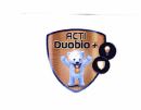 Trademark ACTI DUOBIO+ SITTING BEAR PLAYING SHIELD DEVICE COLOR 2018 (DEVICE)