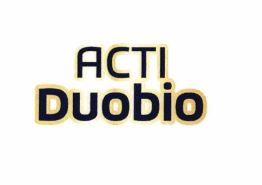 Trademark ACTI DUOBIO DEVICE COLOR (IN TWO LINES) (DEVICE)