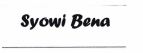 Trademark Syowi Bena