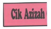 Trademark CIK AZIZAH