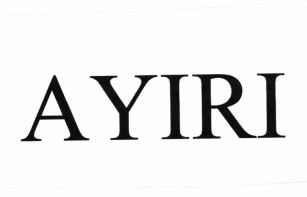 Trademark AYIRI