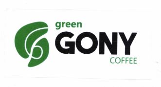 Trademark GREEN GONY COFFEE + LOGO