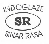 Trademark INDOGLAZE SR SINAR RASA + LOGO