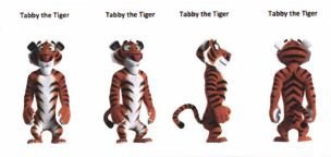 Trademark TABBY THE TIGER & Lukisan