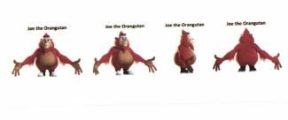 Trademark JOE THE ORANGUTAN & Lukisan