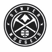 Trademark DENVER NUGGETS with Stars, Pickaxes, Mountain and Ball Design