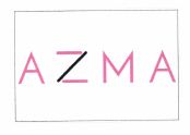 Trademark AZMA + LOGO