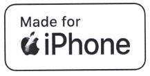 Trademark Made for iPhone dan Logo