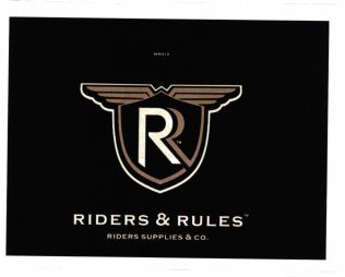 Trademark RR Riders And Rules Supplies + Logo