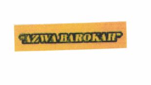 Trademark AZWABAROKAH