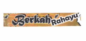 Trademark BERKAH RAHAYU