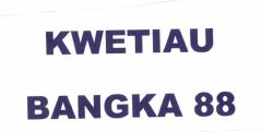 Trademark KWETIAU BANGKA 88