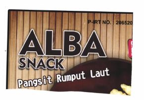 Trademark ALBA SNACK