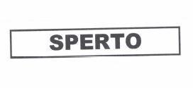 Trademark SPERTO