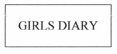 Trademark GIRLS DIARY