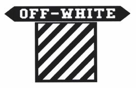 Trademark OFF-WHITE + LOGO GARIS MIRING