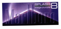 Trademark MARLBORO SPLASH MEGA PURPLE 8 Label