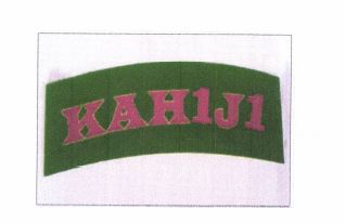 Trademark KAHIJI + LOGO