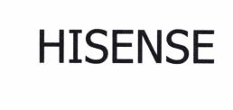 Trademark HISENSE.