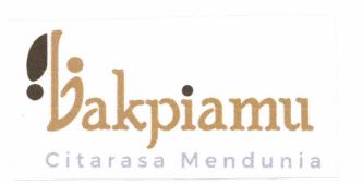 Trademark Bakpiamu Citarasa Mendunia + Logo