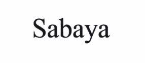 Trademark Sabaya