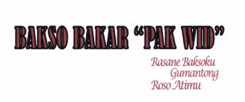 Trademark BAKSO BAKAR "PAK WID"