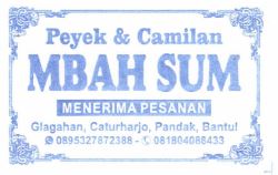 Trademark PEYEK & CAMILAN MBAH SUM