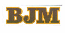 Trademark BJM