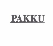 Trademark PAKKU