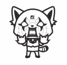 Trademark Aggretsuko (Iukisan angry face)