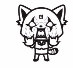 Trademark Aggretsuko (lukisan angry face)