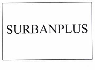 Trademark SURBANPLUS