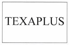 Trademark TEXAPLUS