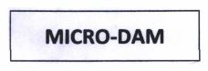 Trademark MICRO-DAM