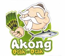 Trademark AKONG otak - otak + Lukisan