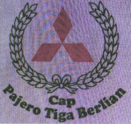 Trademark Cap Pajero Tiga Berlian + Logo