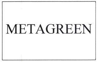 Trademark METAGREEN