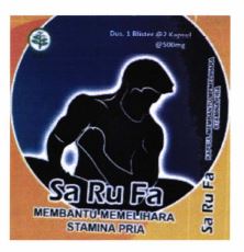 Trademark SA RU FA + LUKISAN PRIA