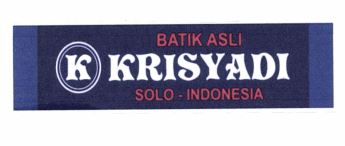 Trademark KRISYADI + LOGO