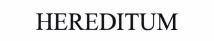 Trademark HEREDITUM