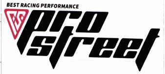 Trademark PRO STREET + Lukisan/Logo