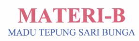 Trademark MATERI-B MADU TEPUNG SARI BUNGA