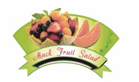 Trademark Mack Fruit Salad dan lukisan buah + logo mahkota